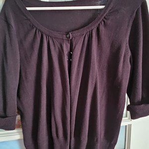 Black elbow length cardigan maurices xl